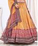 Picture of Bewitching Yellow Lehenga Choli