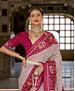 Picture of Taking Off White & Magenta Fashion Saree