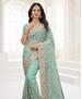 Picture of Ravishing Sky Blue Designer Saree