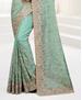 Picture of Ravishing Sky Blue Designer Saree