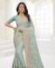 Picture of Amazing Sky Blue Designer Saree