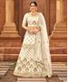 Picture of Taking Off White Lehenga Choli