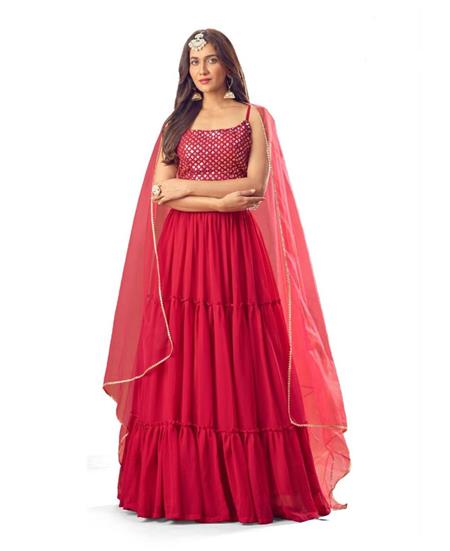 Picture of Grand Pink Lehenga Choli