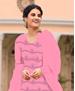 Picture of Delightful Pink Straight Cut Salwar Kameez