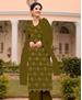 Picture of Exquisite Mahendi Straight Cut Salwar Kameez