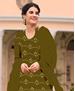 Picture of Exquisite Mahendi Straight Cut Salwar Kameez