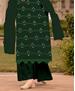 Picture of Pretty Green Straight Cut Salwar Kameez