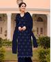 Picture of Alluring Blue Straight Cut Salwar Kameez