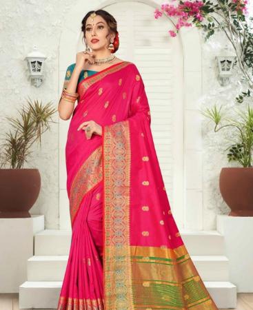 Picture of Resplendent Pink Casual Saree