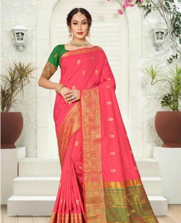 Picture of Beautiful Peach Casual Saree