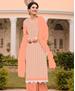 Picture of Sightly Peach Straight Cut Salwar Kameez