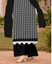 Picture of Pretty Black Straight Cut Salwar Kameez