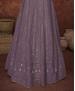 Picture of Resplendent Purple Anarkali Salwar Kameez