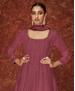 Picture of Delightful Brown Anarkali Salwar Kameez