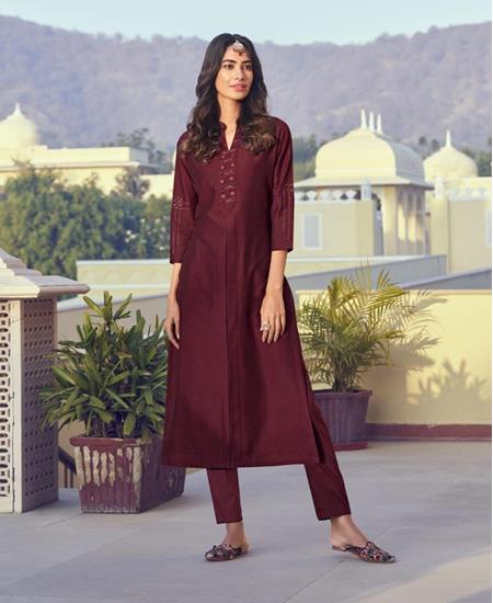 Picture of Classy Maroon Kurtis & Tunic