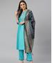 Picture of Graceful Sky Blue Readymade Salwar Kameez