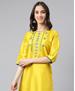 Picture of Fine Yellow Readymade Salwar Kameez