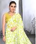 Picture of Good Looking Lemon Yellow Casual Saree