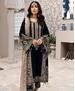 Picture of Magnificent Black Straight Cut Salwar Kameez