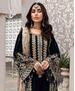 Picture of Magnificent Black Straight Cut Salwar Kameez