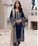 Picture of Amazing Blue Straight Cut Salwar Kameez