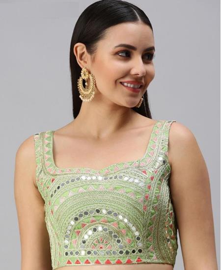 Picture of Magnificent Pista Designer Blouse