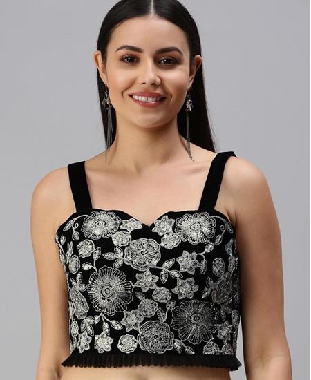 Picture of Elegant Black Designer Blouse