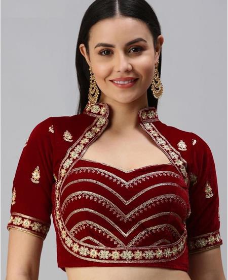 Picture of Fine Maroon Designer Blouse