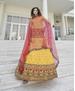 Picture of Graceful Yellow Lehenga Choli