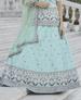 Picture of Superb Sky Blue Lehenga Choli