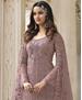 Picture of Elegant Coffee Straight Cut Salwar Kameez