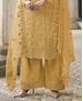 Picture of Classy Yellow Straight Cut Salwar Kameez