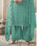 Picture of Ideal Bottel Green Straight Cut Salwar Kameez