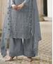 Picture of Taking Gray Straight Cut Salwar Kameez