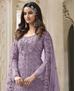 Picture of Resplendent Purple Straight Cut Salwar Kameez