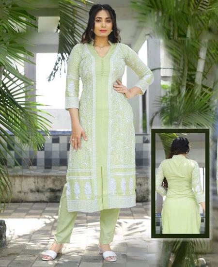 Picture of Alluring Lemon Kurtis & Tunic