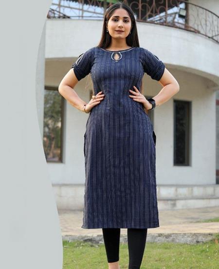 Picture of Well Formed Blue Kurtis & Tunic