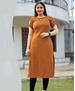 Picture of Alluring Dark Yellow Kurtis & Tunic