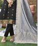 Picture of Fine Black Straight Cut Salwar Kameez