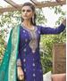 Picture of Statuesque Royal Blue Straight Cut Salwar Kameez