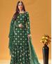 Picture of Ideal Green Straight Cut Salwar Kameez