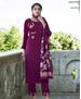 Picture of Beauteous Burgundy Readymade Salwar Kameez