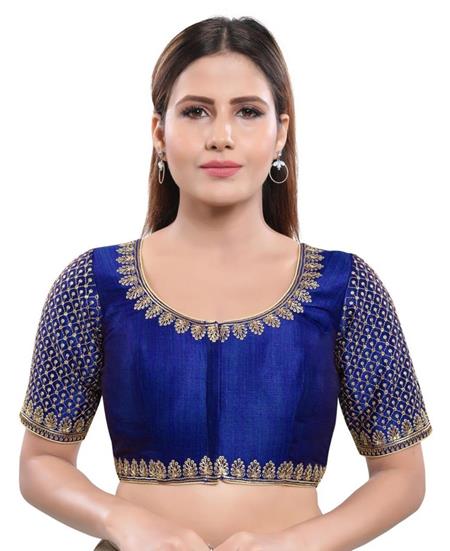 Picture of Stunning Brinjal Designer Blouse