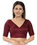 Picture of Pretty Dark Maroon Designer Blouse