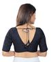 Picture of Well Formed Navy Blue Designer Blouse