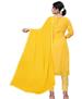 Picture of Enticing Yellow Straight Cut Salwar Kameez