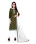 Picture of Amazing Mahendi Straight Cut Salwar Kameez