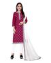 Picture of Classy Wine Straight Cut Salwar Kameez