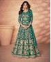 Picture of Shapely Rama Green Anarkali Salwar Kameez