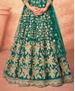 Picture of Shapely Rama Green Anarkali Salwar Kameez